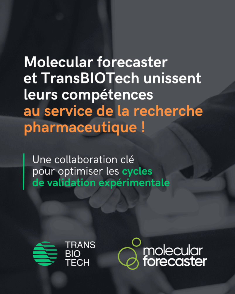 Molecular Forecaster et TransBIOtech s&rsquo;associent pour accélérer la découverte de nouvelles petites molécules thérapeutiques